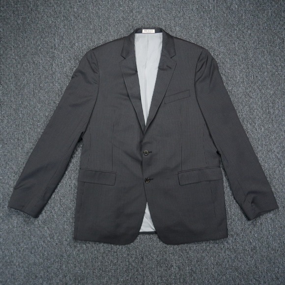Todd Snyder Blazer Mens 40R Gray Mayfair Fit Wool Pinstripe Sport Coat Jacket